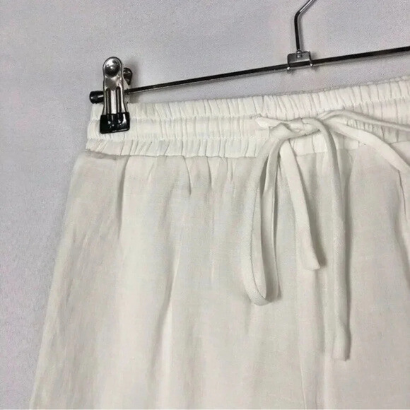 Princess Polly White High Rise Drawstring Waist Soft Shorts 4 - Picture 4 of 4